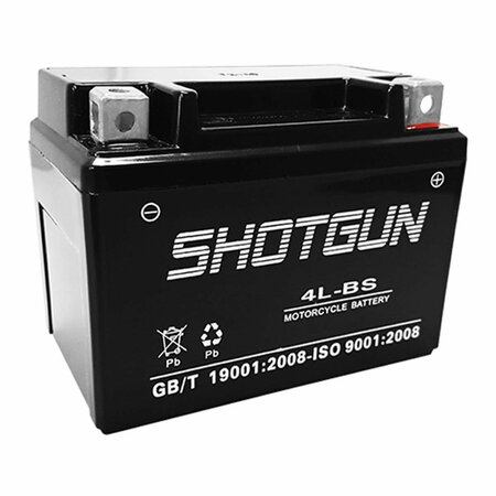 SHOTGUN 12V 3Ah 50CC Moped 4L-BS Battery SH47460